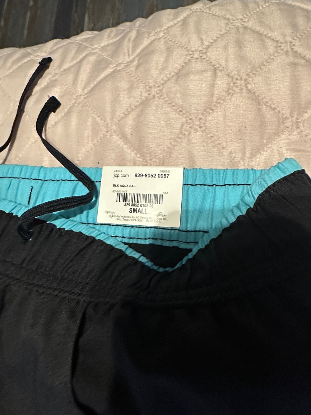 made for life Black Track Pants with Teal Side Stripe - Picture 6 of 7